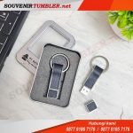 Souvenir Keychain USB Flashdisk Kulit FDLT22