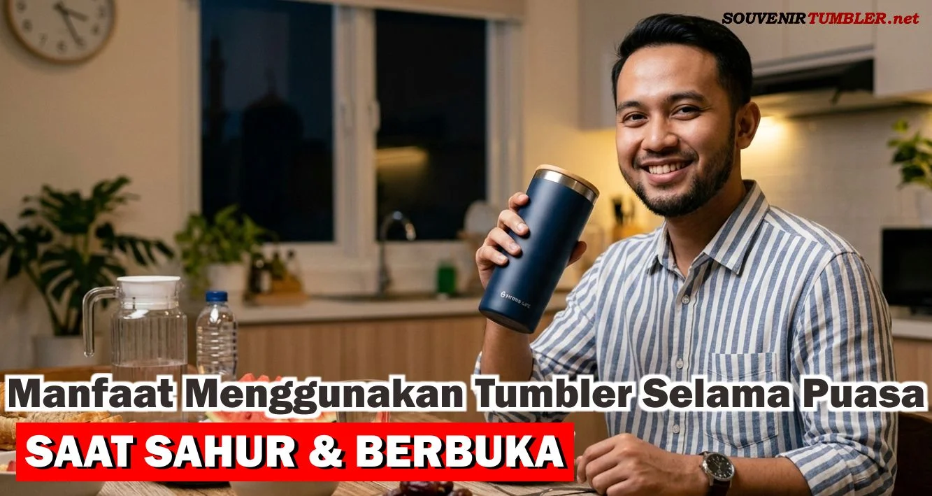 Manfaat Menggunakan Tumbler Selama Puasa agar Tetap Terhidrasi Saat Sahur & Berbuka