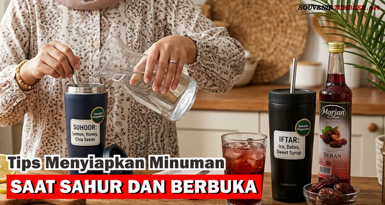 Tips Menyiapkan Minuman Sahur & Berbuka Pakai Tumbler