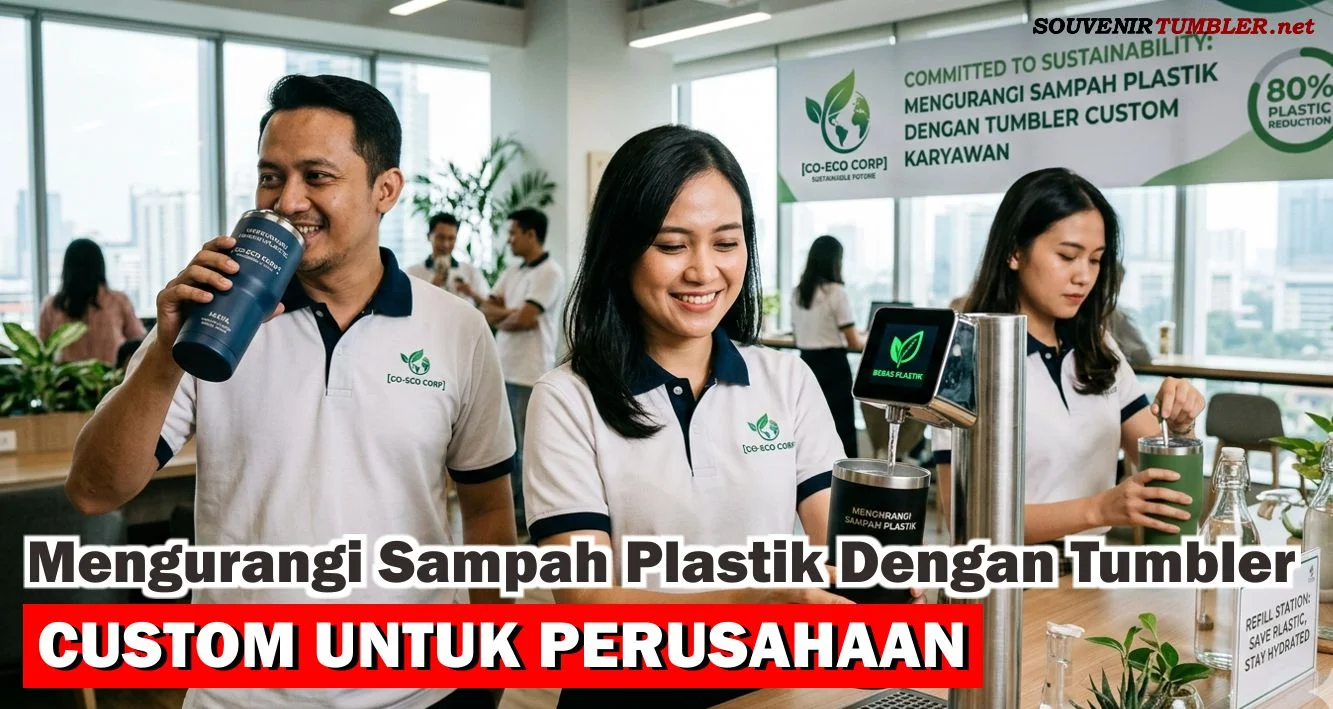 Cara Tumbler Custom Perusahaan Membantu Mengurangi Sampah Plastik