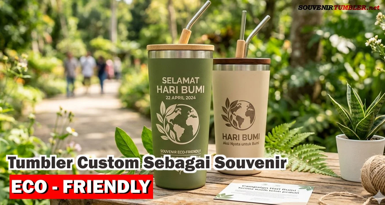 Manfaat Tumbler Custom untuk Souvenir Eco-Friendly Hari Bumi